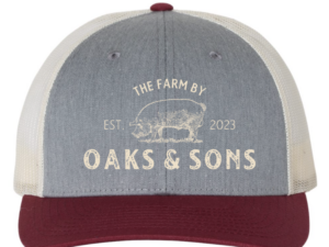 Trucker Hat - Red/Grey/White - Low Profile